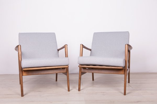 Model 300-139 Armchairs from Swarzędz Factory, 1960s, Set of 2-NIT-1363286