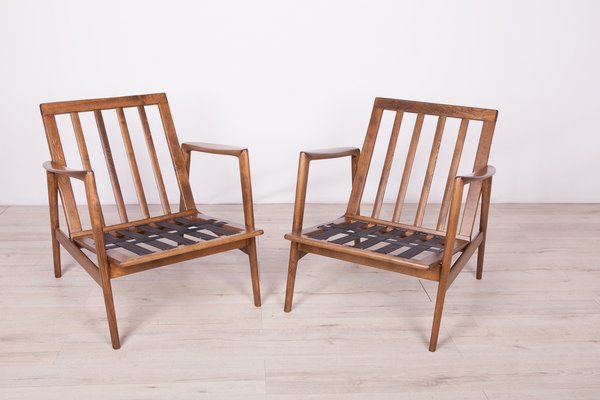 Model 300-139 Armchairs from Swarzędz Factory, 1960s, Set of 2-NIT-1363286