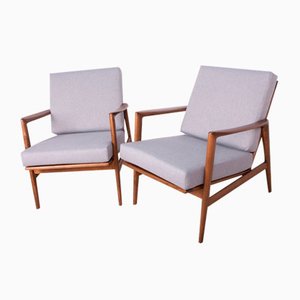 Model 300-139 Armchairs from Swarzędz Factory, 1960s, Set of 2-NIT-1363286