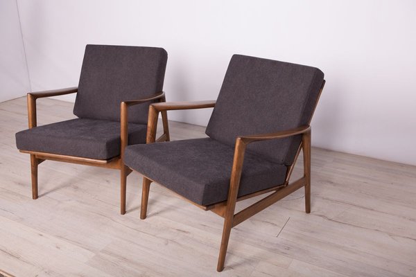 Model 300-139 Armchairs from Swarzędzka Furniture Factory, 1960s, Set of 2-NIT-831801