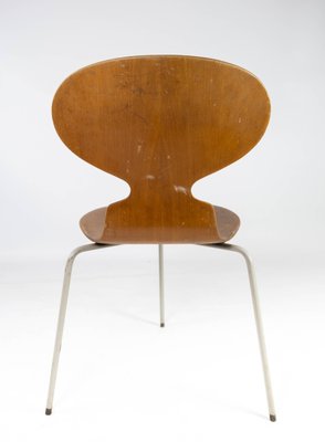 Model 3101 Ant Chairs in Light Wood by Arne Jacobsen for Fritz Hansen, 1950s, Set of 4-UY-952728