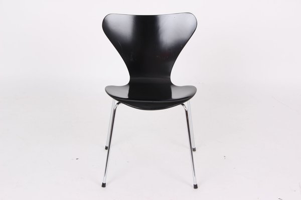 Model 3107 Chairs by Arne Jacobsen for Fritz Hansen, 1950s, Set of 6-DQ-1819387