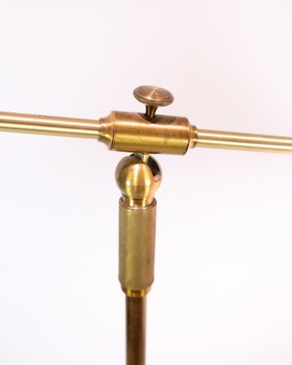 Model 349 Floor Lamp in Brass attributed to Le Klint, 1970s-UY-1816949