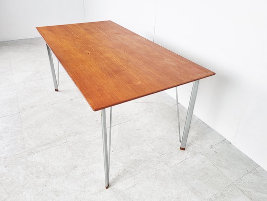 Model 3605 Dining Table by Arne Jacobsen for Fritz Hansen, 1950s-IRH-1321078