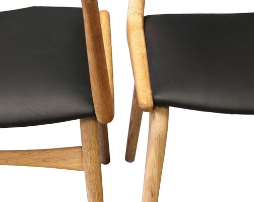 Model 370 Boomerang Dining Chair in Oak by Alfred Christensen for Slagelse Møbelværk, Denmark, 1960s-BPJ-1790299