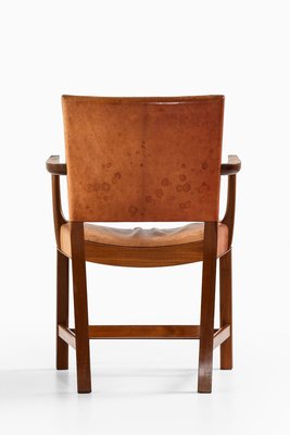 Model 3758a or The Red Chair by Kaare Klint for Rud. Rasmussen-SC-920200