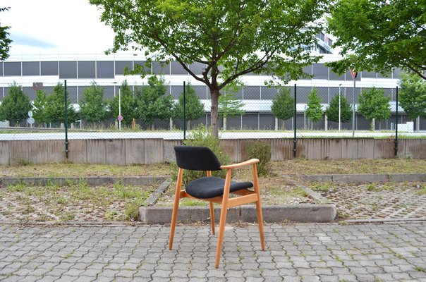 Model 411 Armchair by Hartmut Lohmeyer for Wilkhahn, 1950s, Set of 4-UF-1374412