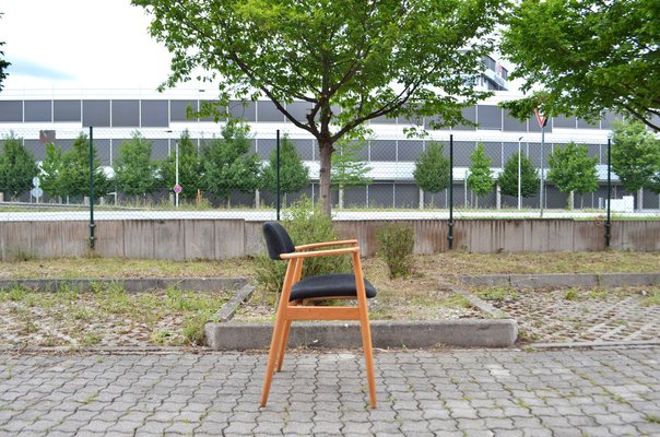 Model 411 Armchair by Hartmut Lohmeyer for Wilkhahn, 1950s, Set of 4-UF-1374412