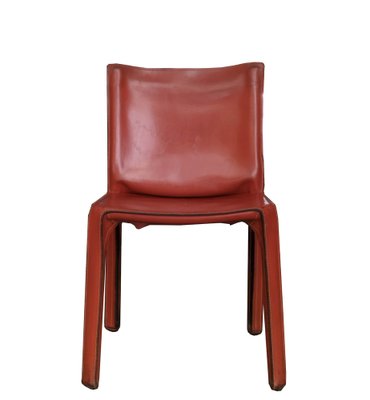 Model 412 Chair in Leather by Mario Bellini for Cassina, 1978-YUW-1819497