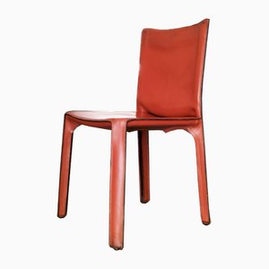 Model 412 Chair in Leather by Mario Bellini for Cassina, 1978-YUW-1819497