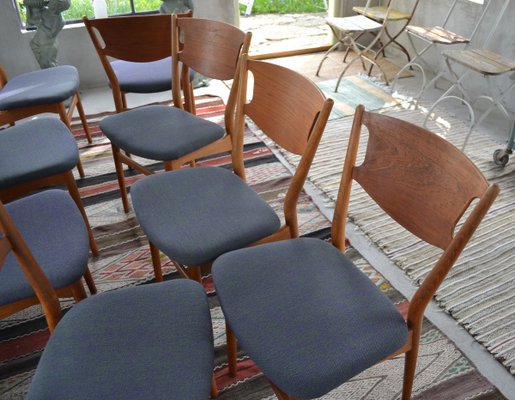 Model 42A Dining Chairs by Helge Sibast for Sibast, 1960s, Set of 8-LS-627385