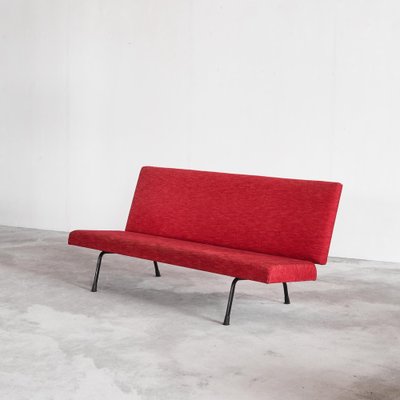 Model 447 Sofa in Red Fabric attributed to Wim Rietveld for Gispen, 1950s-LPQ-1750922