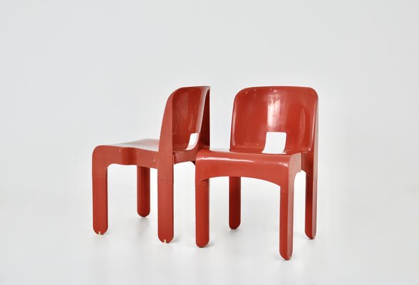 Model 4867 Chairs by Joe Colombo for Kartell, 1970s, Set of 2-HFM-1734112