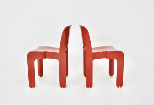 Model 4867 Chairs by Joe Colombo for Kartell, 1970s, Set of 2-HFM-1734112