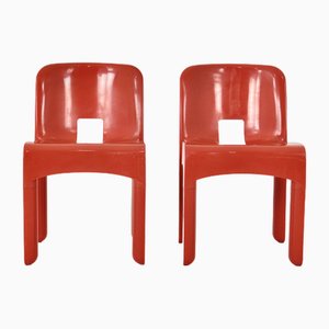 Model 4867 Chairs by Joe Colombo for Kartell, 1970s, Set of 2-HFM-1734112