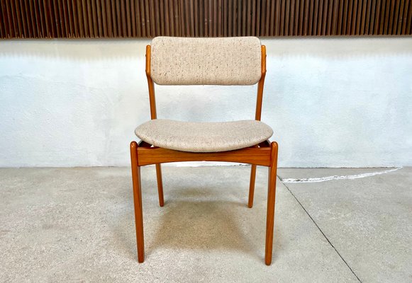 Model 49 Dining Chairs in Teak by Erik Buch for O.D. Møbler, Denmark, 1960s, Set of 4-JP-1374895