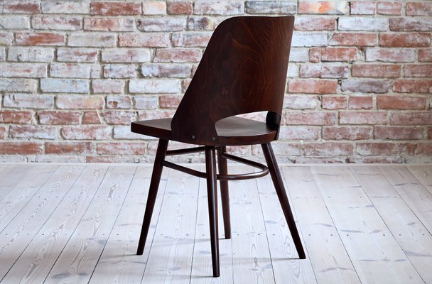 Model 514 Dining Chairs in Beech Veneer by Radomir Hofman for TON, Set of 4-MJR-931079