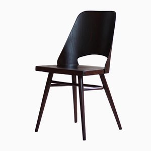 Model 514 Dining Chairs in Beech Veneer by Radomir Hofman for TON, Set of 4-MJR-931079