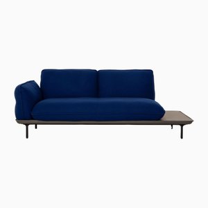 Model 515 Addit 2-Seater Sofa in Blue Fabric and Leather from Rolf Benz-RQW-1748138