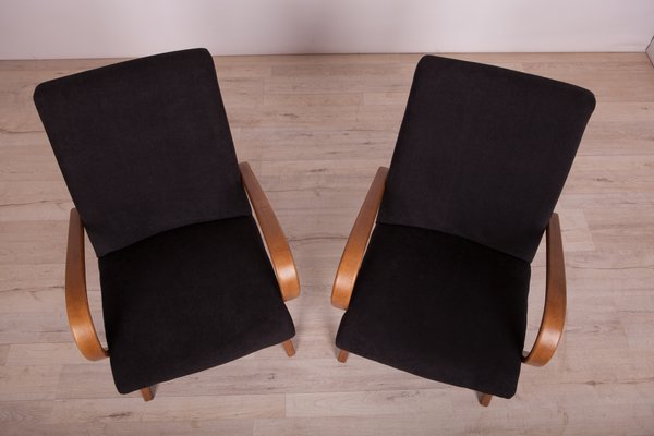 Model 53 Armchairs by Jaroslav Smidek for TON, 1960s, Set of 2-NIT-572340