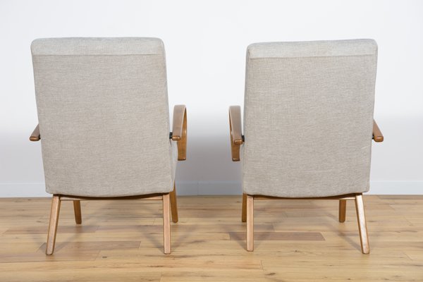 Model 53 Armchairs by Jaroslav Smidek for Ton, 1960s, Set of 2-NIT-1438324