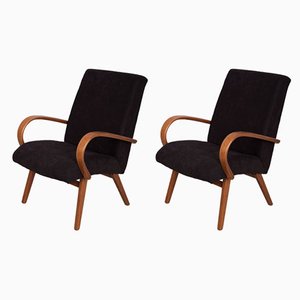 Model 53 Armchairs by Jaroslav Smidek for TON, 1960s, Set of 2-NIT-572340