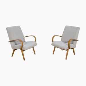 Model 53 Armchairs by Jaroslav Smidek for Ton, 1960s, Set of 2-NIT-1438324