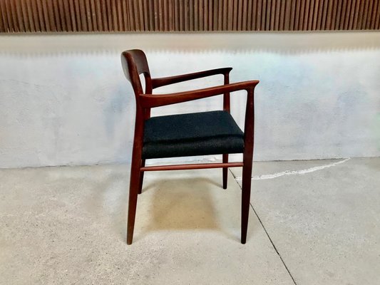 Model 56 Danish Teak Chair with Armrests by Niels O. Møller for J.L. Møllers, 1954-JP-1000452