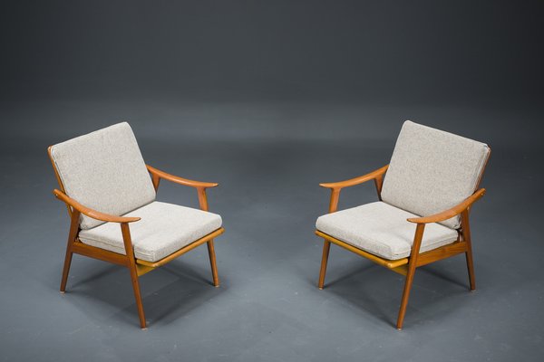 Model 563 Chairs by Fredrik Kayser for Vatne Lenestolfabrikk, Norway, 1960s, Set of 2-ZZH-1721065