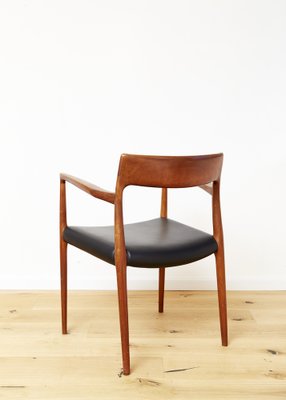 Model 57 Chair in Teak by Niels Otto Møller for J.L. Møllers, 1970s-XE-1765881