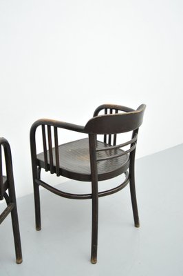 Model 6093 Chairs in Beech by Jacob & Josef Kohn, Vienna, Austria, 1890s, Set of 2-ZE-1763337