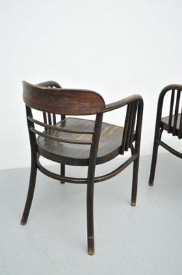 Model 6093 Chairs in Beech by Jacob & Josef Kohn, Vienna, Austria, 1890s, Set of 2-ZE-1763337