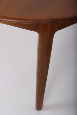 Model 62 Round Dining Table by Henning Kjærnulf for Sorø Stolefabrik, 1960s-DQ-1386135