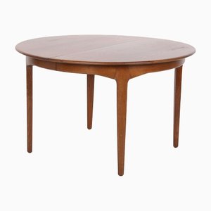 Model 62 Round Dining Table by Henning Kjærnulf for Sorø Stolefabrik, 1960s-DQ-1386135