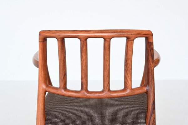 Model 66 Armchairs in Rosewood by Niels Otto Møller for J.L. Møllers, 1970s, Set of 4-BXV-1791751