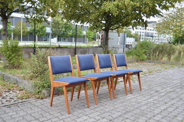 Model 666 Dining Chair by Jens Risom for Knoll International, 1950s, Set of 4-UF-1756005