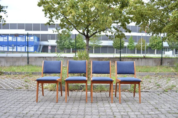 Model 666 Dining Chair by Jens Risom for Knoll International, 1950s, Set of 4-UF-1756005