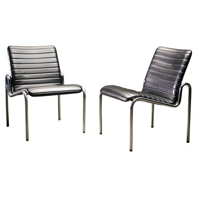 Model 703 Lounge Chairs by Kho Liang Ie for Stabin, Set of 2-WN-1306833