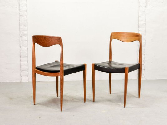 Model 71 Dining Chairs by Niels Otto Møller, 1950s, Set of 4-IXC-808625