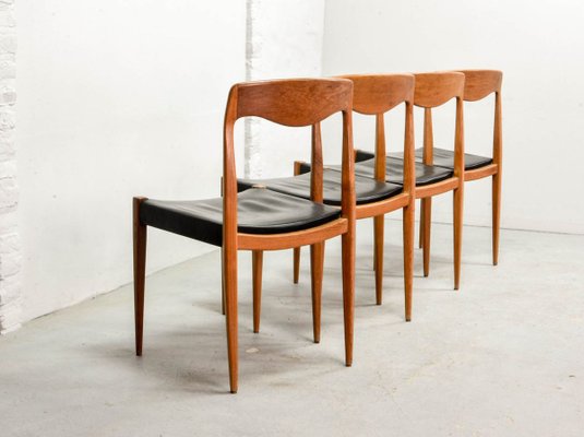 Model 71 Dining Chairs by Niels Otto Møller, 1950s, Set of 4-IXC-808625