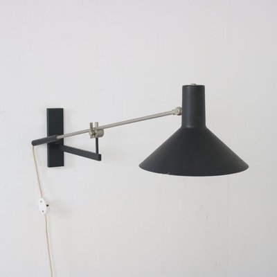 Model 7105 Wall Lamp by J. J. M. Hoogervorst for Anvia, Netherlands, 1960s-DV-1409896