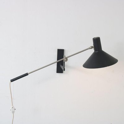 Model 7105 Wall Lamp by J. J. M. Hoogervorst for Anvia, Netherlands, 1960s-DV-1409896