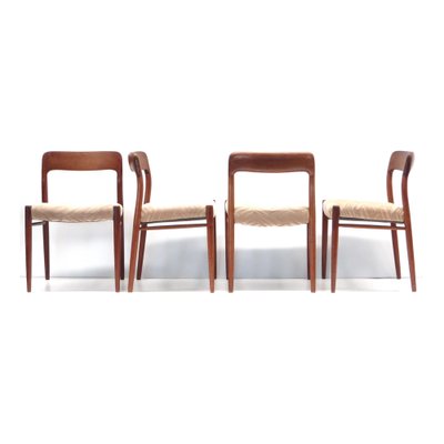 Model 75 Chairs by Niels Möller, 1960s, Set of 6-XID-1261672