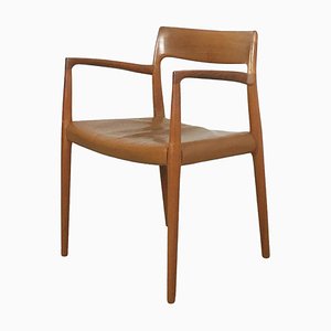 Model 77 Teak Armchair by Niels O. Möller for J. L. Møllers, Denmark, 1960s-QZ-1052897