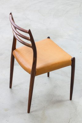 Model 78 Dining Chairs by Niels O. Møller, 1950s, Set of 8-KO-2024164