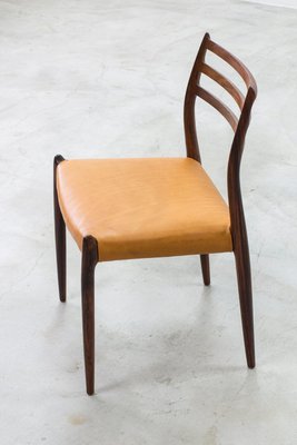 Model 78 Dining Chairs by Niels O. Møller, 1950s, Set of 8-KO-2024164