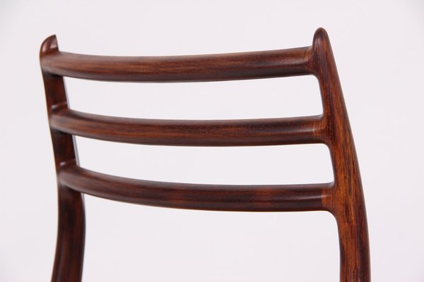 Model 78 Rosewood Chairs by Niels Otto Møller for J.L. Møllers Denmark, 1962, Set of 6-DQ-1404486