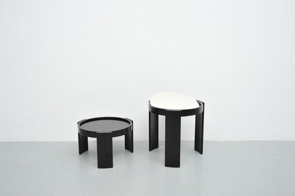 Model 780/783 Tables by Gianfranco Frattini for Cassina, Set of 2-ZE-1797260