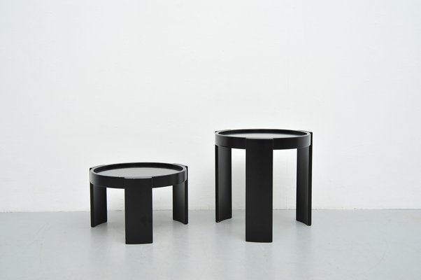 Model 780/783 Tables by Gianfranco Frattini for Cassina, Set of 2-ZE-1797260