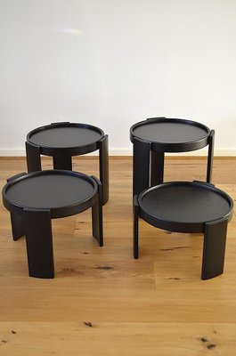 Model 780 Nesting Tables by Gianfranco Frattini for Cassina, 1960s, Set of 4-OV-783366